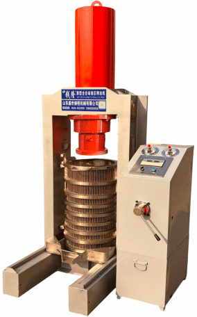 Hydraulic oil press configured for sesame pressing