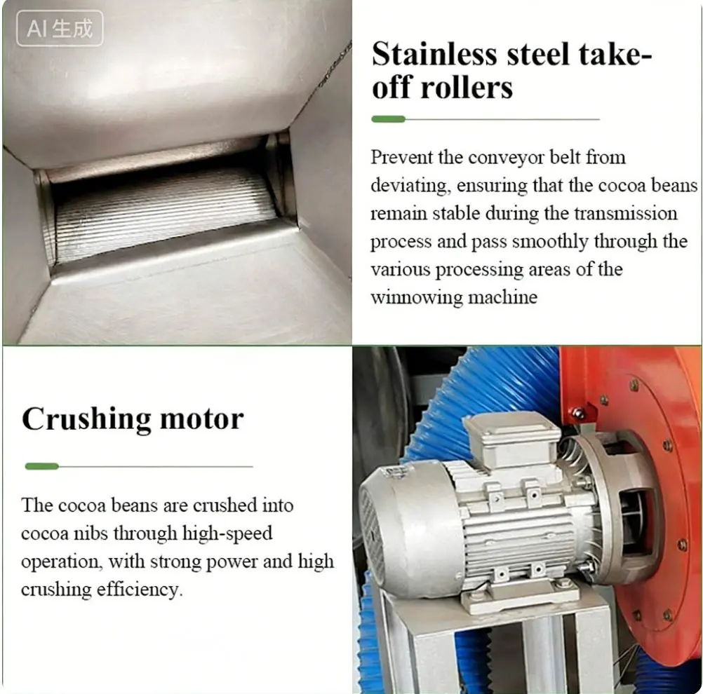 Cocoa Bean Peeling Machine