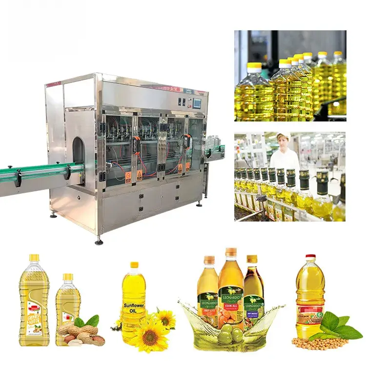 Edible oil bottling machine for packaged vegetable oil