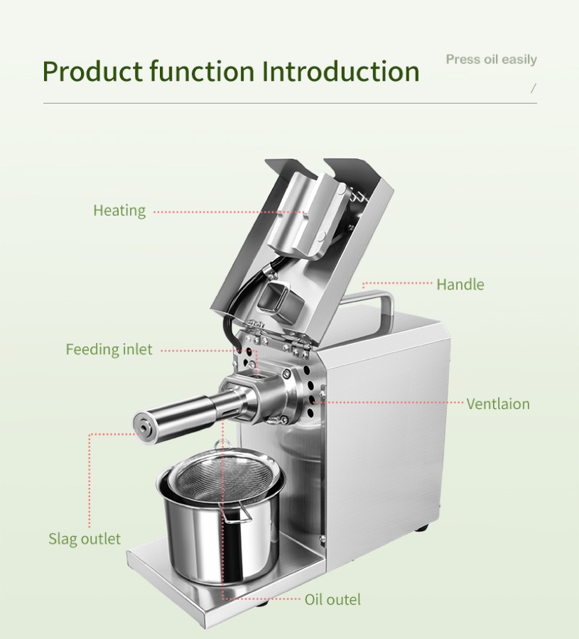 LYF-503 Cold & Hot Press Machine 3-6 kg/h, model LYF-503 – detail view 2