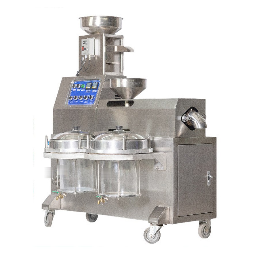 Automatic Screw Press with Integrated Roaster